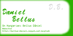 daniel bellus business card